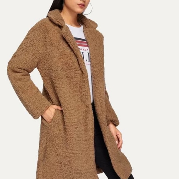 SHEIN Jackets & Blazers - SHEIN "Teddy Coat"